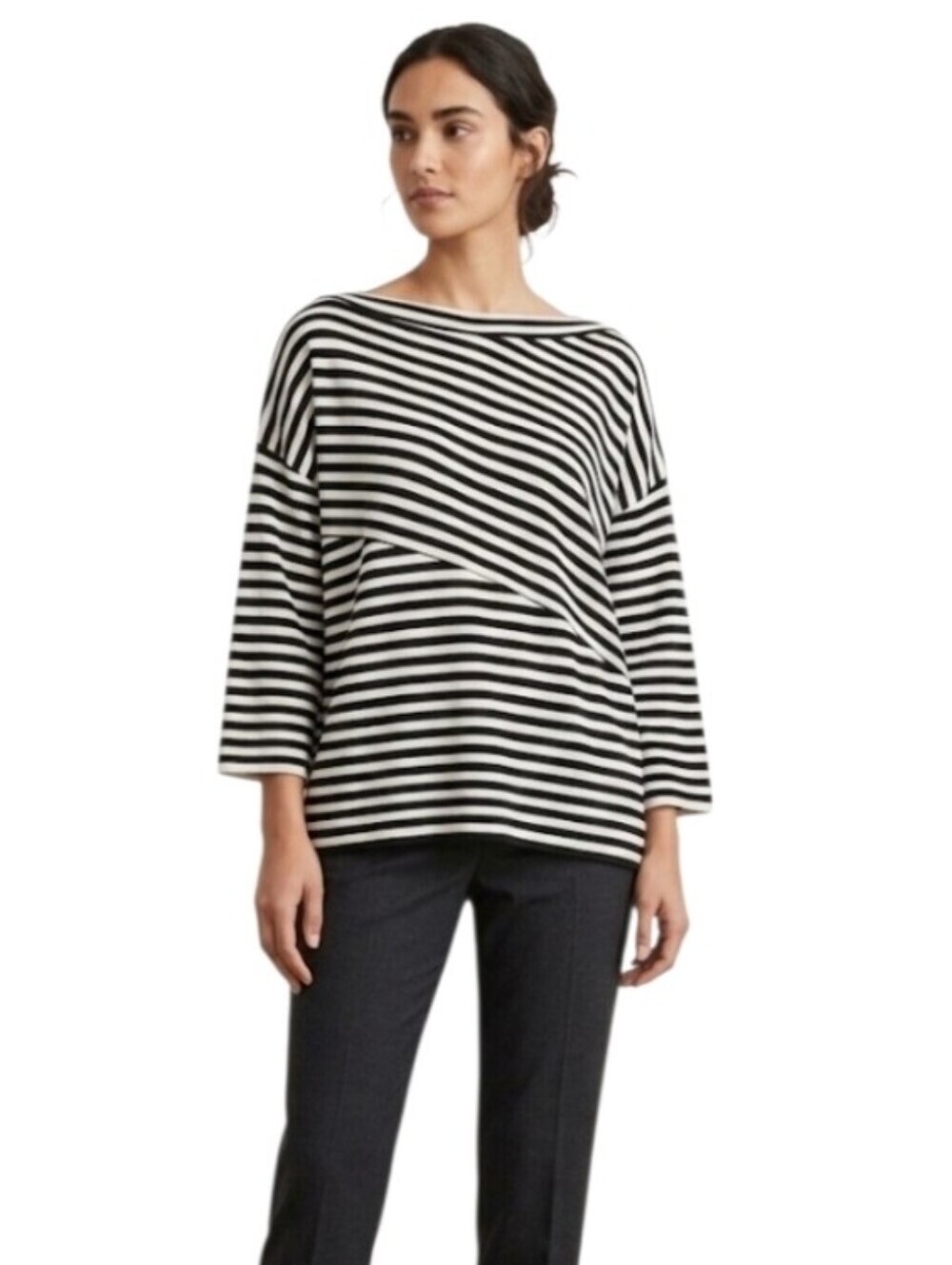 Jones New York Striped Top
